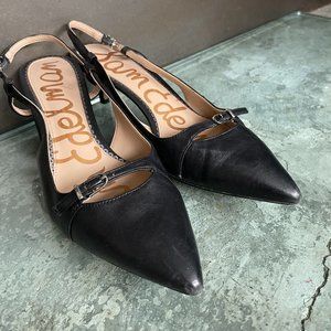 Sam Edelman Leather Slingback Pumps - Denia